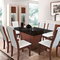 Juego de Comedor Eracla 6 Personas Color Beige